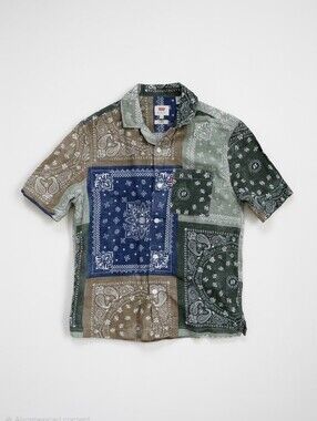Levis Bandana Multicolor Shirt Size Small
